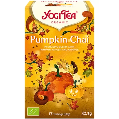 PUMPKIN CHAI 17 BOLSITSA 32,3G YOGI TEA