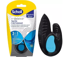 PLANTILLAS TOBILLO Y TALON SCHOLL IN-BALANCE TALLA L 1 PAR
