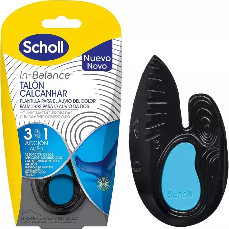 Plantillas Tobillo Y Talon Scholl In-Balance Talla L 1 Par