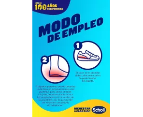 Plantillas Tobillo Y Talón Scholl In-Balance Talla S 1 Par