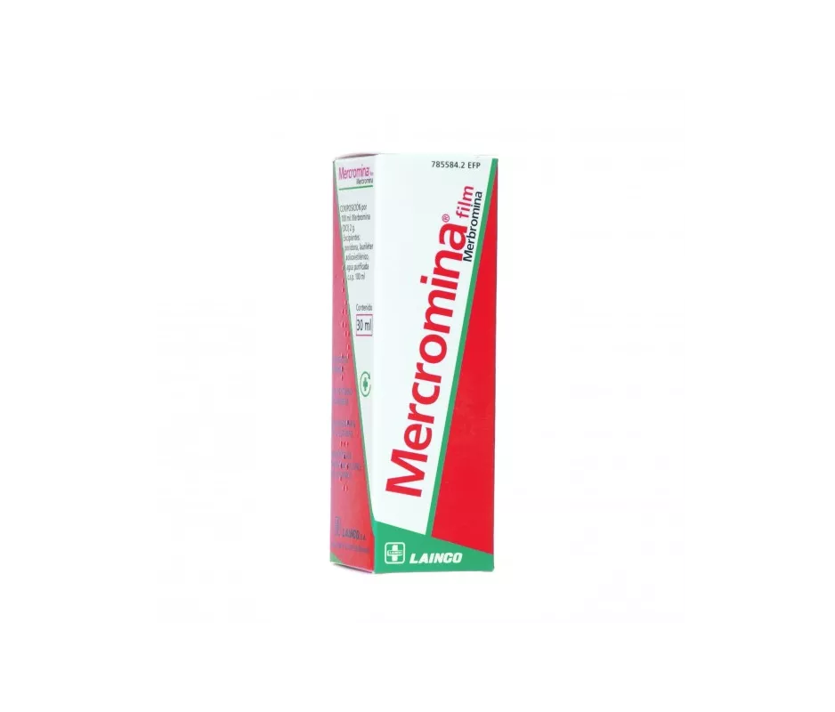 MERCROMINA FILM 20 MG/ML SOLUCION CUTANEA 1 FRASCO 30 ML