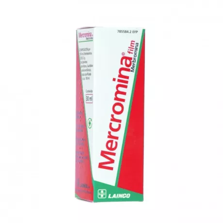 MERCROMINA FILM 20 MG/ML SOLUCION CUTANEA 1 FRASCO 30 ML