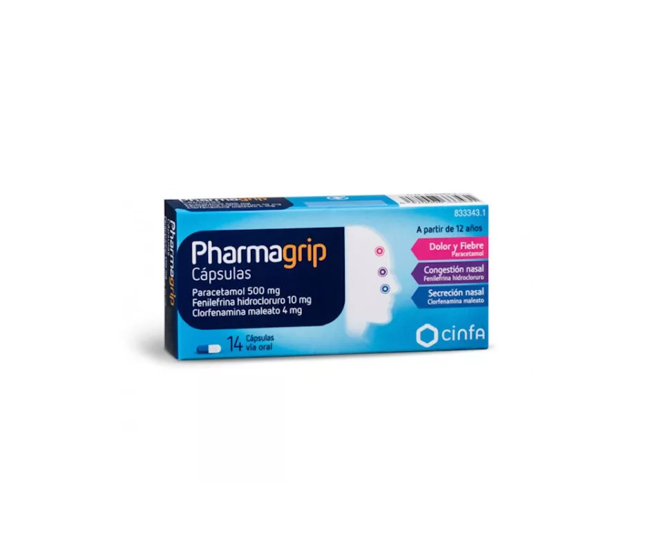 PHARMAGRIP 14 CAPSULAS