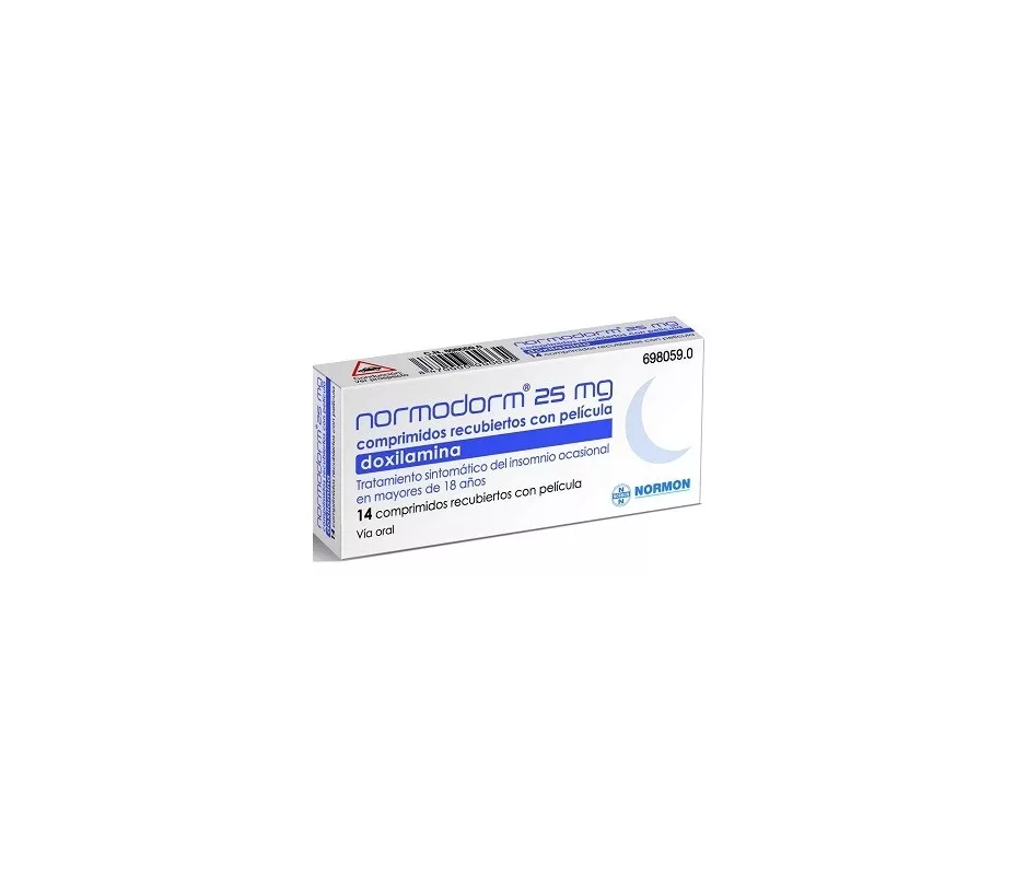 NORMODORM 25 MG 14 COMPRIMIDOS RECUBIERTOS