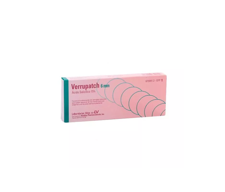 VERRUPATCH 3,75 MG 20 APOSITOS IMPREGNADOS 6 MM