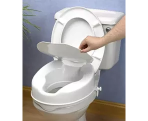 Wc Assento Elevador 15cm Com Tampa Ad5090Alux