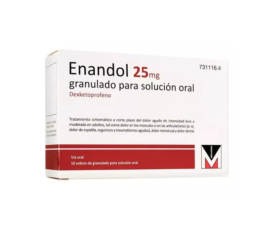 ENANDOL 25 MG 10 SOBRES GRANULADO PARA SOLUCION ORAL