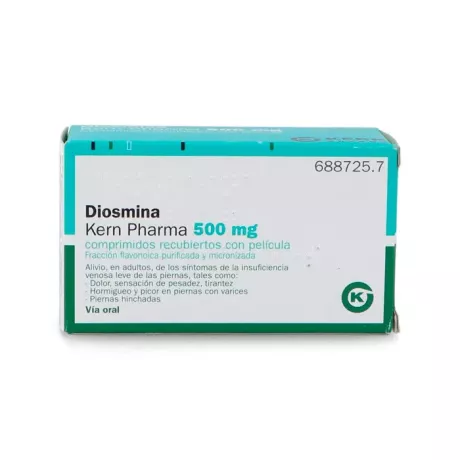 DIOSMINA KERN PHARMA 500 MG 60 COMPRIMIDOS RECUBIERTOS