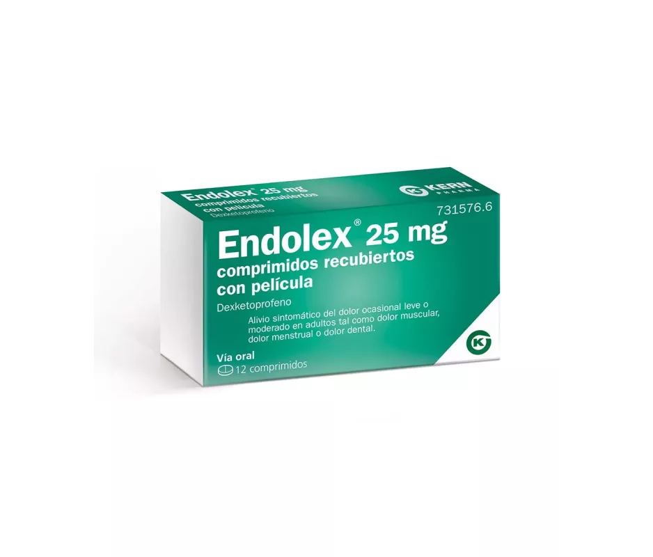 ENDOLEX 25 MG 12 COMPRIMIDOS