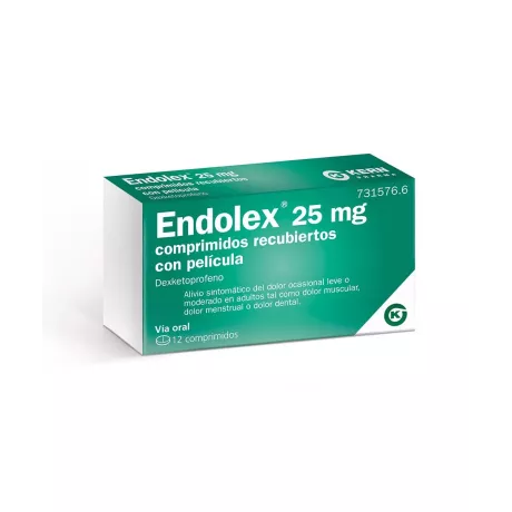 ENDOLEX 25 MG 12 COMPRIMIDOS