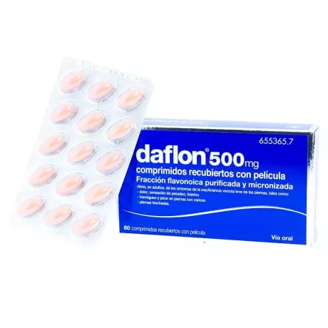 DAFLON 500 MG 30 COMPRIMIDOS RECUBIERTOS