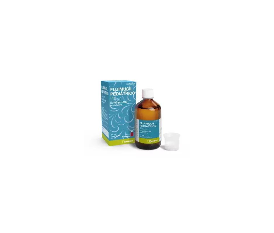 FLUIMUCIL PEDIATRICO 20 MG/ML SOLUCION ORAL 1 FRASCO 200 ML