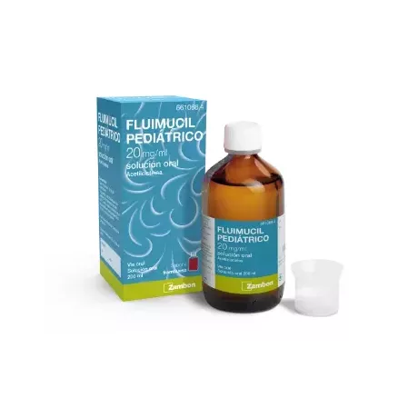 FLUIMUCIL PEDIATRICO 20 MG/ML SOLUCION ORAL 1 FRASCO 200 ML