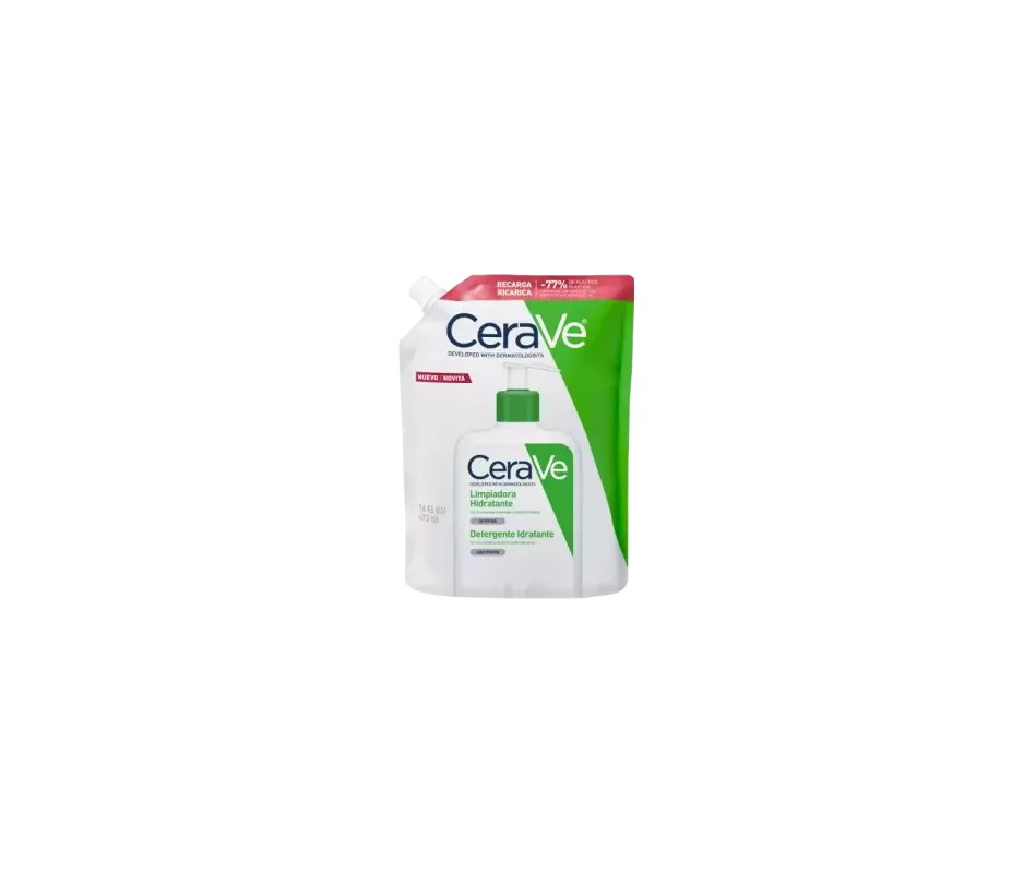 CERAVE LIMPIADORA HIDRATANTE  1 ENVASE 473 ML RECARGA