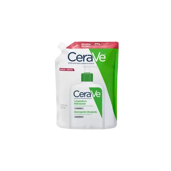 CERAVE LIMPIADORA HIDRATANTE  1 ENVASE 473 ML RECARGA