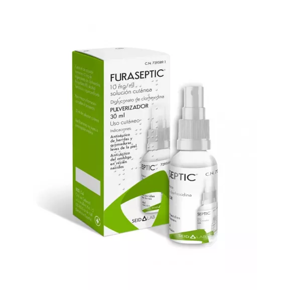 FURASEPTIC 10 MG/ML SOLUCION CUTANEA 1 FRASCO 30 ML (CON PULVERIZADOR)