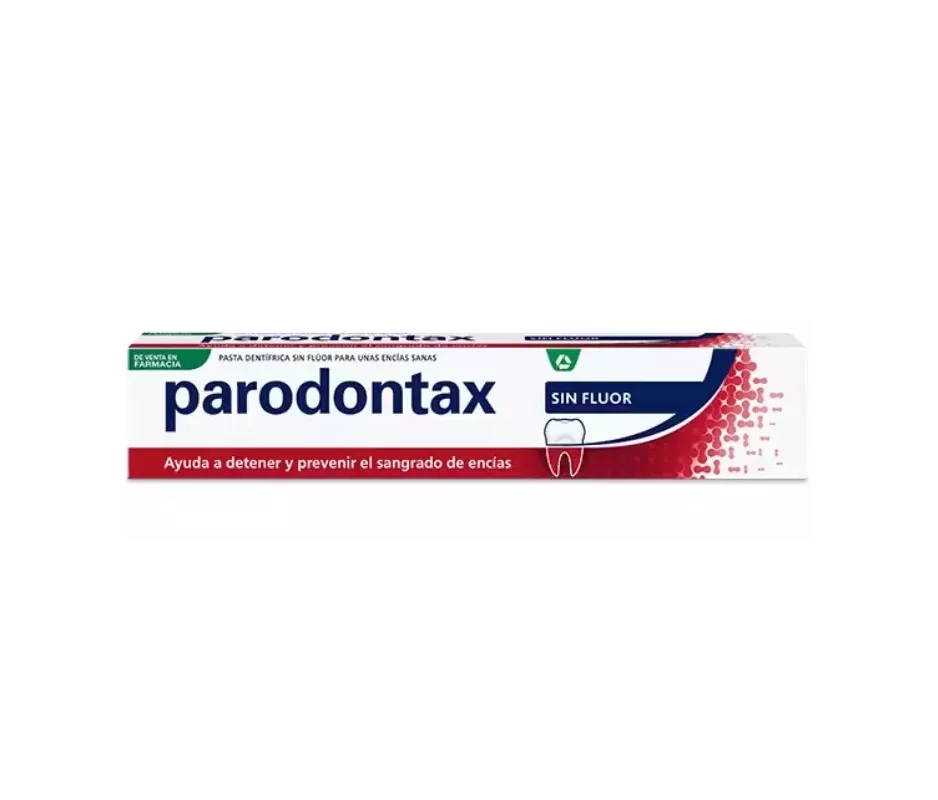 PARODONTAX CREME DENTÍFICO SEM FLUOR 1 CONTENTOR 75 ML