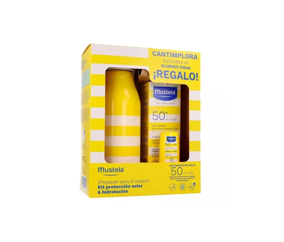 PACK MUSTELA SOLAR LECHE 100ML + STICK 50+