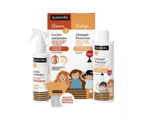 SUAVINEX SET ANTIPIOJOS LOCION + CHAMPU PROTECTOR ARBOL DEL TE