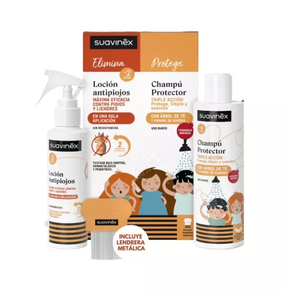 SUAVINEX SET ANTIPIOJOS LOCION + CHAMPU PROTECTOR ARBOL DEL TE SUAVINEX SET ANTIPIOJOS LOCION + CHAMPU PROTECTOR ARBOL DEL TE