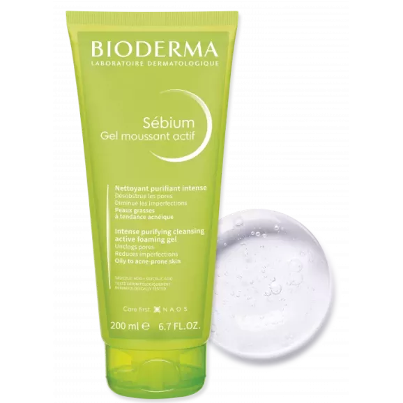 SEBIUM GEL MOUSSANT ACTIF BIODERMA 1 ENVASE 75 ML
