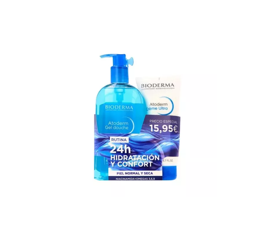 PACK ATODERM GEL DUCHA 500ML + ATODERM CREMA 200ML BIODERMA