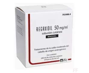 Regaxidil 50 Mg/Ml Solución en 4 Frascos de 60 ml | Tufarma.online