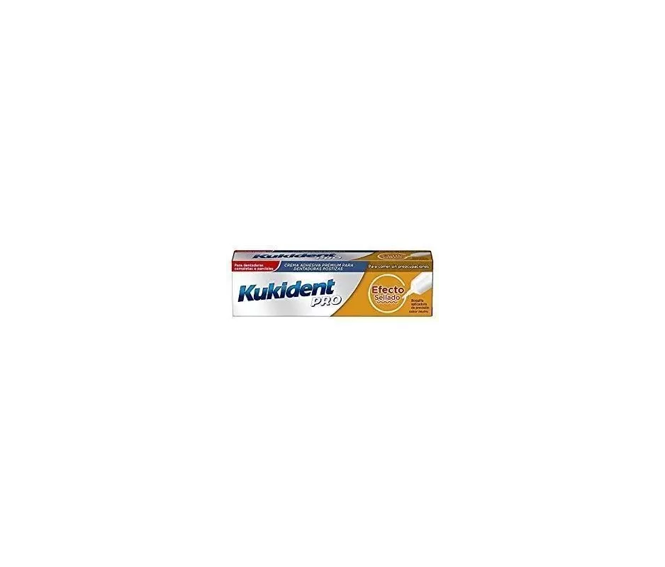 Kukident Pro Plus (Efecto Sellado) Crema Adh Protesis Dental 40 G