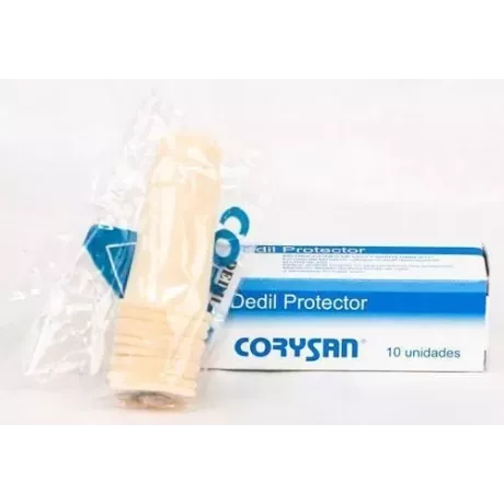 CORYSAN LATEX DIÂMETRO DE DEDO 17 CM TAMANHO 3 10 UNIDADES