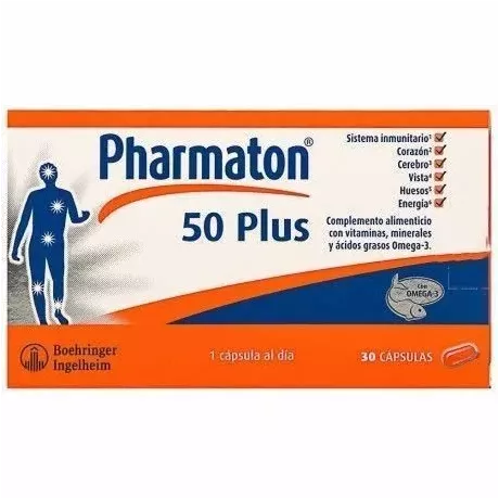 Pharmaton 50 Plus 30 cápsulas