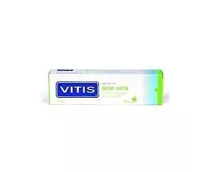 Creme dental Vitis Aloe Vera 1 recipiente 100 ml sabor maçã
