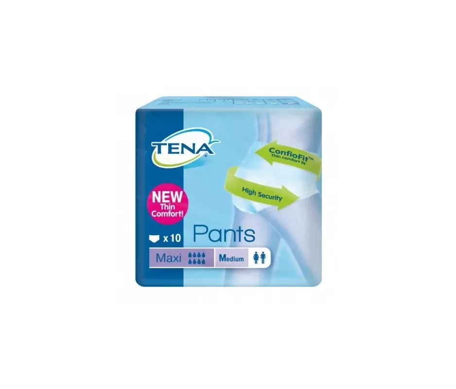 Absorb Inc Calças Orina Tena Maxi T-Med 10 U